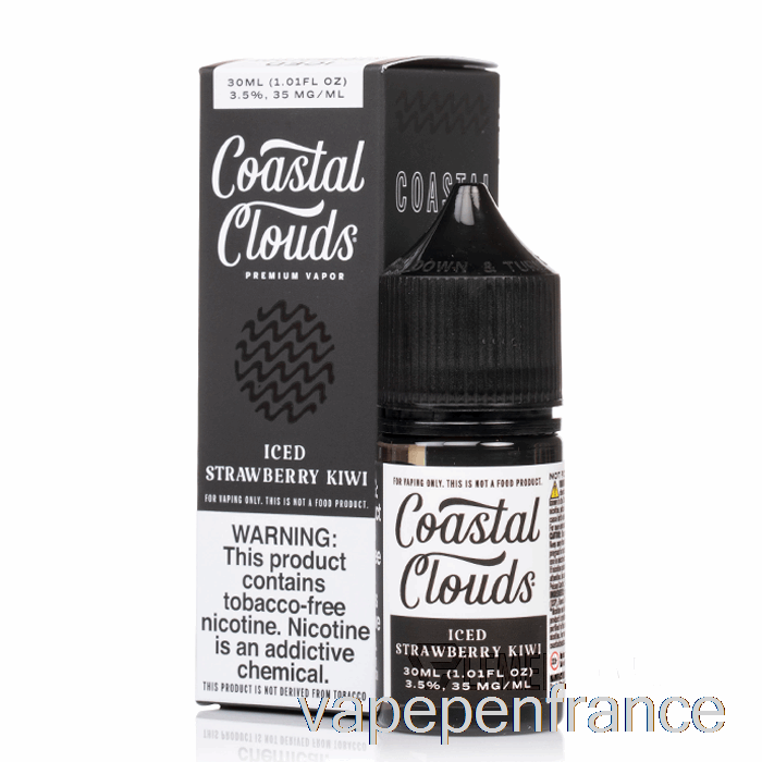 Fraise Kiwi Glacé - Sels Côtiers - Stylo Vape 30ml 50mg